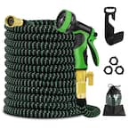 3/4 in. 50 ft. Expandable Garden Hose Flexible Water Hose with 10 Function Nozzle Durable 3750D Water Hose No Kink