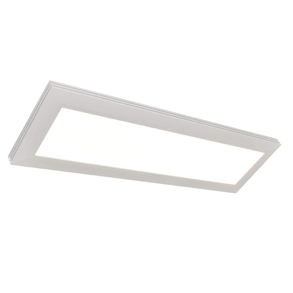Sloane 2" High White LED Flush Mount with Acrylic Shade