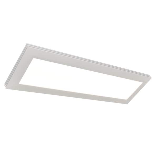 AFX Sloane 50.25 in. 39-Watt White Integrated LED Flush Mount
