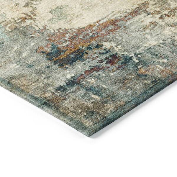 Chantille Machine Washable Indoor/Outdoor Abstract ACN2022 Ivory 3 ft. x 5 ft. Area Rug