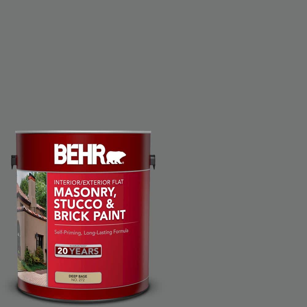1 gal. #N520-5 Iron Mountain Flat Interior/Exterior Masonry, Stucco and Bri