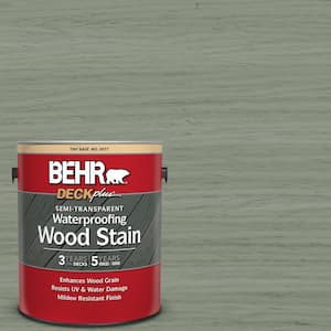 1 gal. #ST-143 Harbor Gray Semi-Transparent Waterproofing Exterior Wood Stain