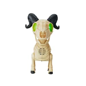 8 in. Animated LED Skeleton Goat