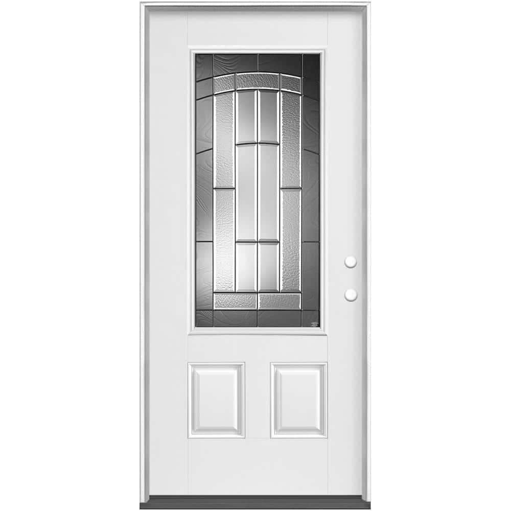 Masonite 36 in. x 80 in. Croxley Three Quarter Rectangle