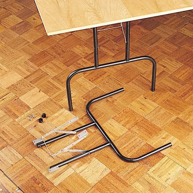 29" Black Metal Folding Banquet Table Legs
