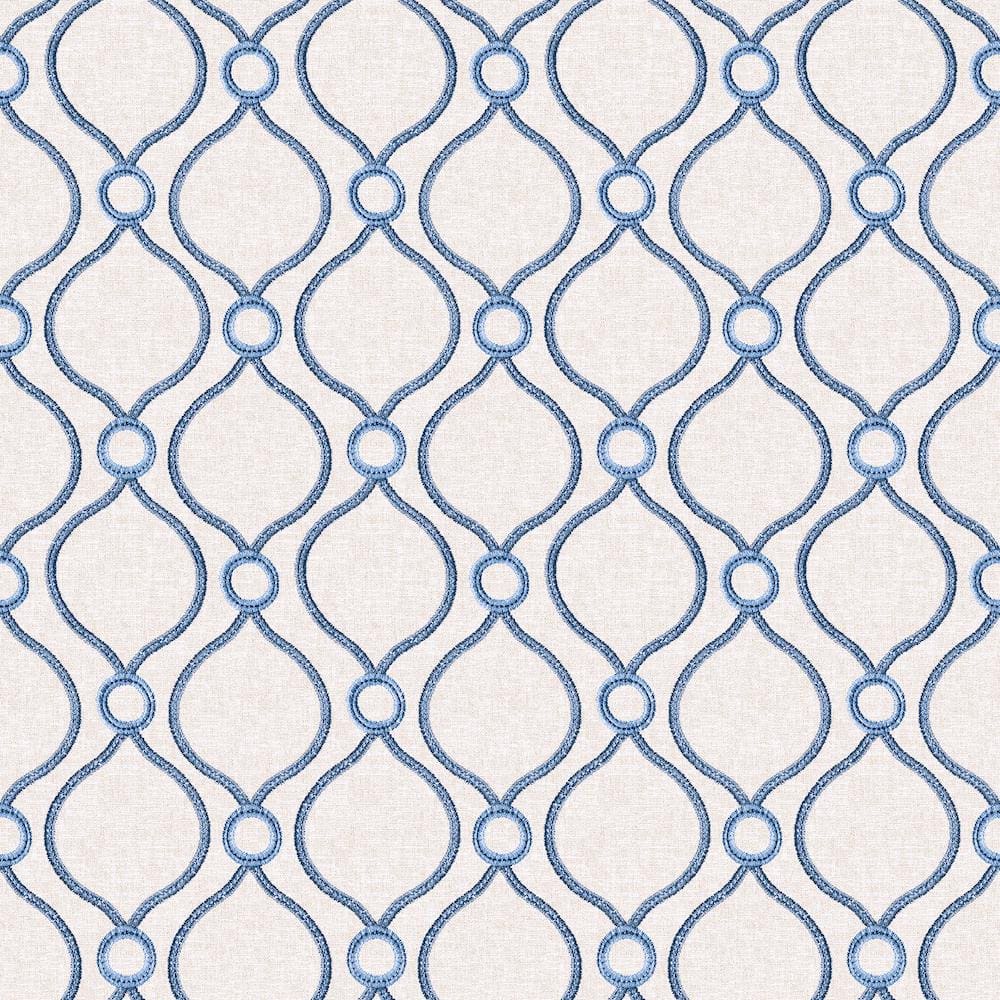 SURFACE STYLE Curveball Delft Geometric Vinyl Peel and Stick Wallpaper ...