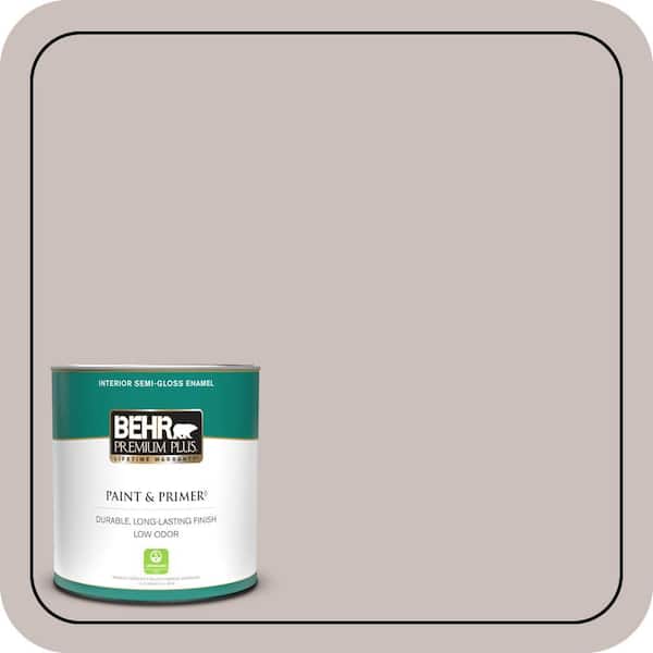 BEHR PREMIUM PLUS 1 qt. #780A-3 Down Home Semi-Gloss Enamel Low Odor Interior Paint & Primer