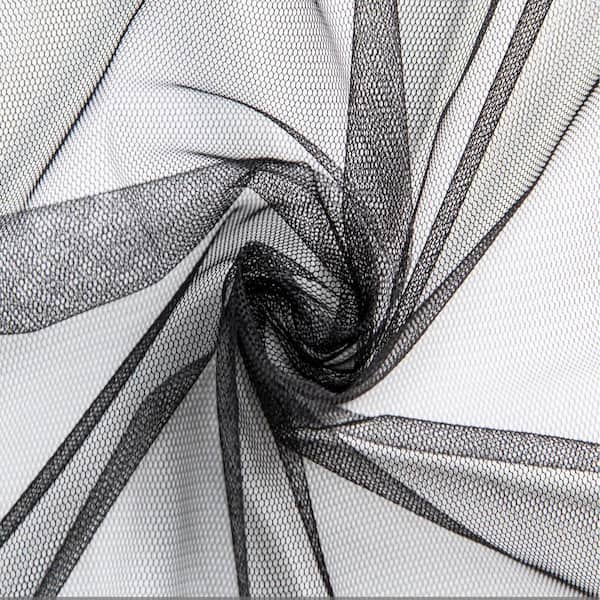 outdoor sheer mesh curtains, bug-proof & privacy-friendly. Fit patio, porch, balcony. 2 panels, each 125×98 inches.