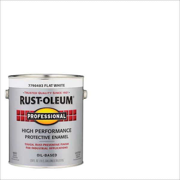 Rust-Oleum Professional 1 gal. High Performance Protective Enamel Flat ...