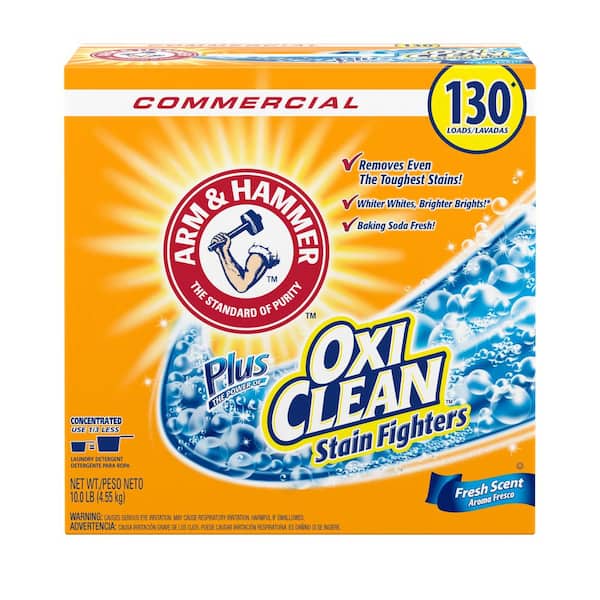 Arm and Hammer 9.92 lbs. Fresh Scent Powdered Laundry Detergent with OxiClean (3-Case)