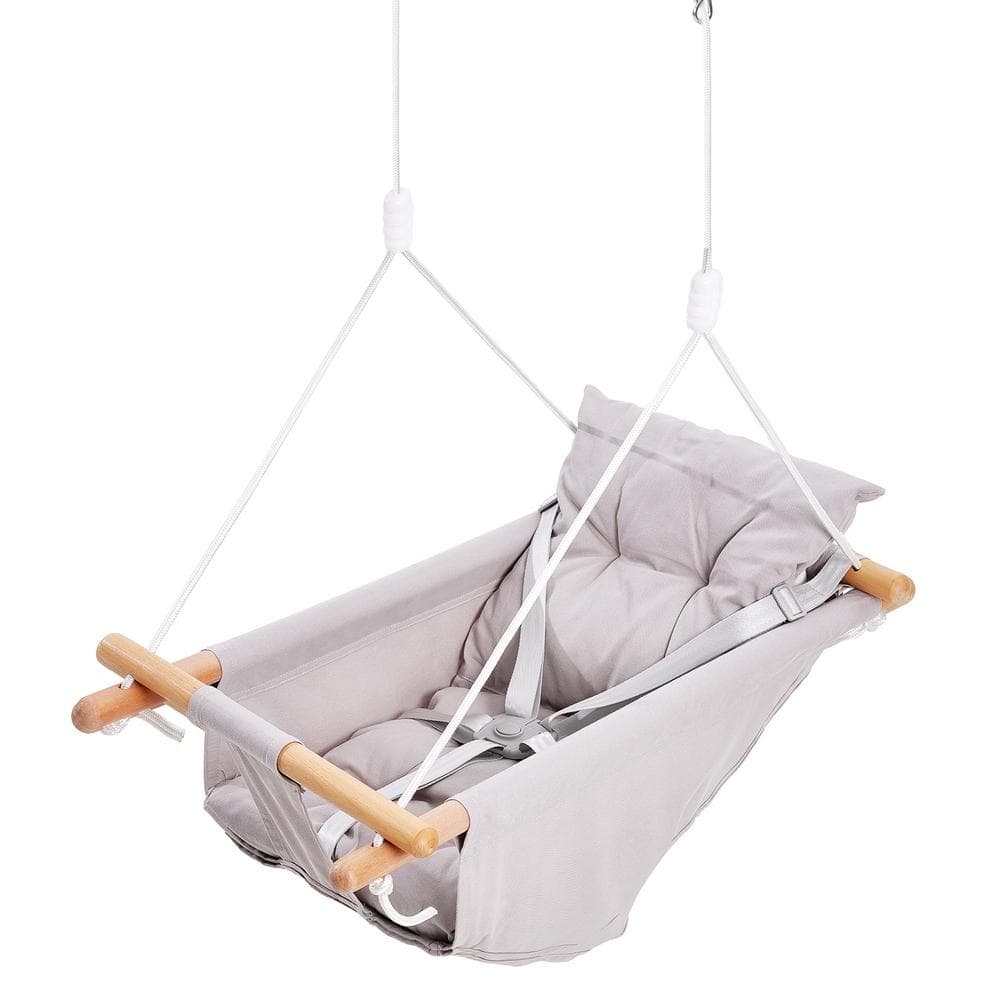 VEVOR Canvas Hammock Swing Set 3 Modes Baby Swing 5 Point Harness Indoor Outdoor 150 lbs. Weight Capacity Integrated Cushion FBDCQQZYFBZYMBCRWV0 The Home Depot