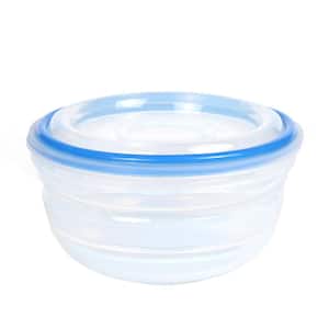 Silicone Collapsible Food Storage Bowl with Lid