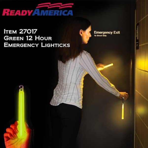 Ready America Green 8 Hour Lightstick (2-Pack) 27217 - The Home Depot