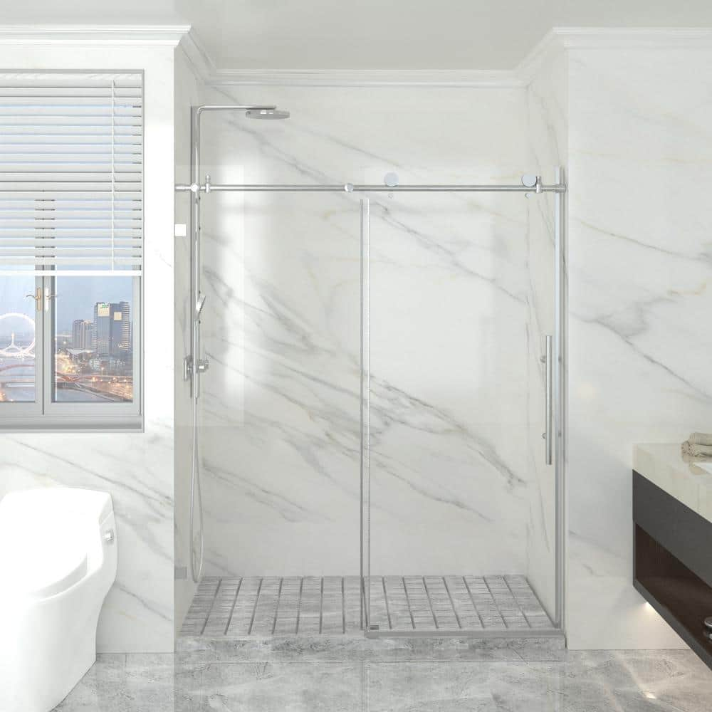 SL4U Corner Sliding Shower Enclosure 36 in.D x 36 in. W x 72 in. H Corner Shower Enclosure with 1/4 in.