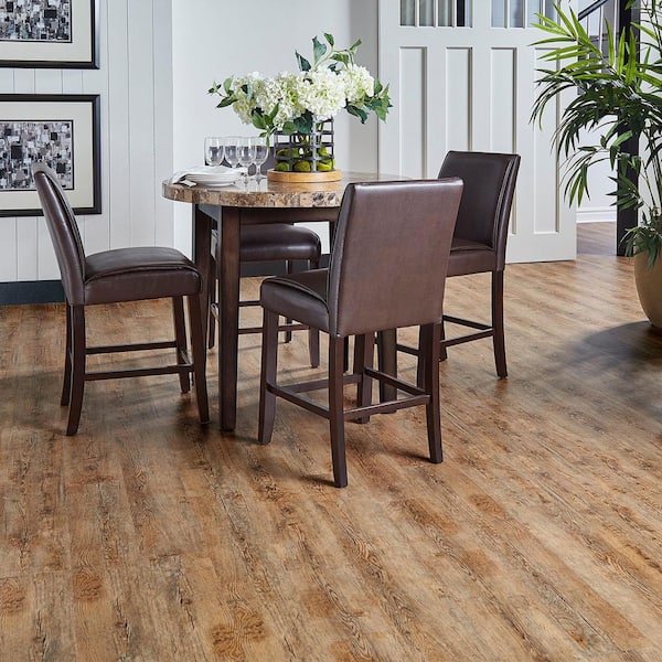 Woodruff 20 MIL 7.1 in. W x 48 in. L Click Lock Waterproof Luxury Vinyl Plank Flooring (23.64 sq. ft. /case)