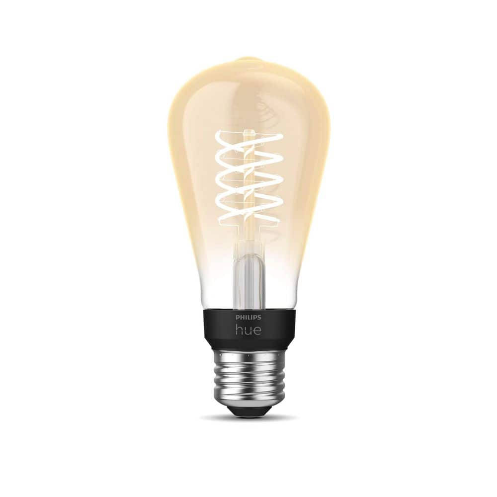 60-Watt Equivalent Dimmable ST19 LED Wireless Edison Smart Light Bulb with Bluetooth Soft White 2100K (4-Pack) price history on PriceWatchPro