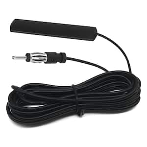 16.4 ft. Reception Amplified Car Stereo FM AM Radio Indoor Antenna, Hidden Windshield Dashboard