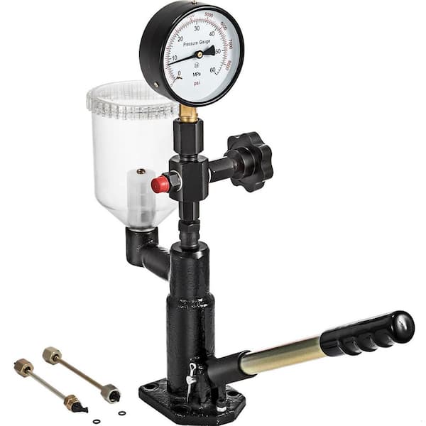 SKYSHALO Diesel Injector Tester with Dual Scale Gauge, for Accurate Pressure Adjustment and Nozzle Examination