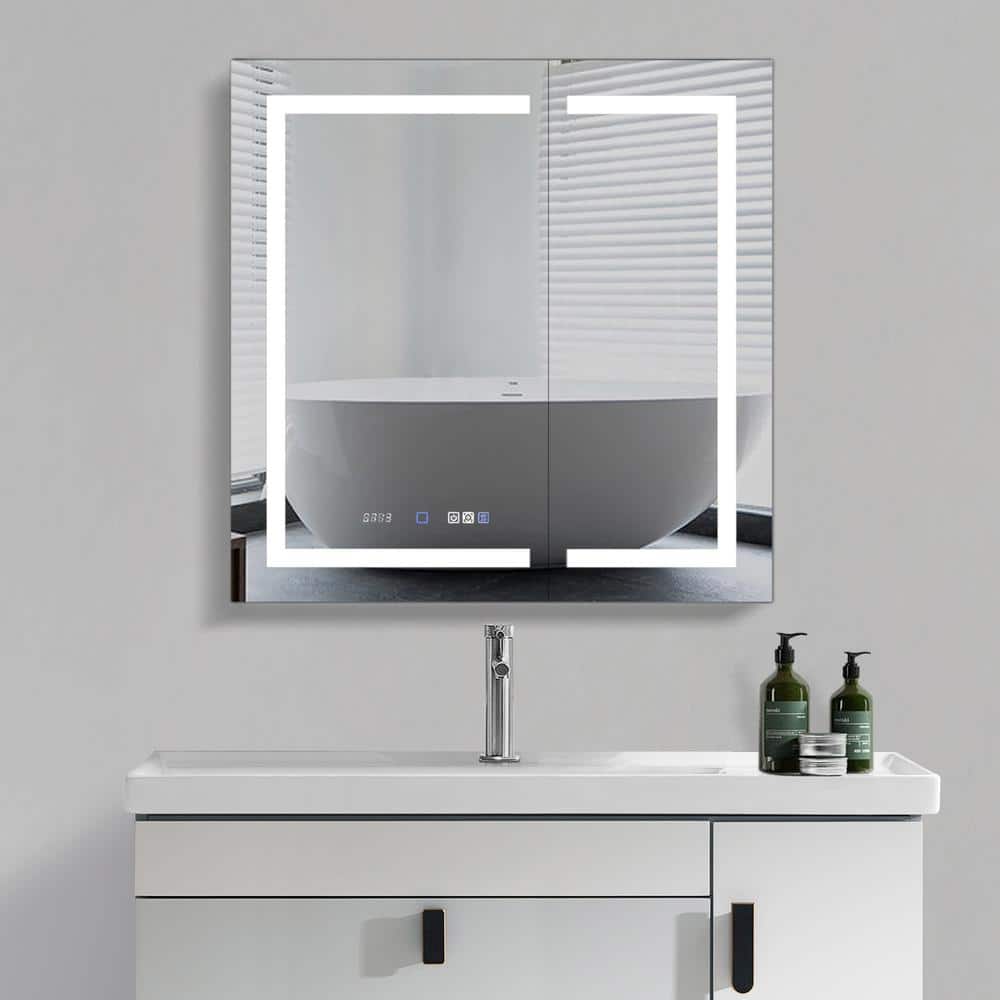 Maincraft 36 in. W x 36 in. H Rectangular Aluminum Medicine