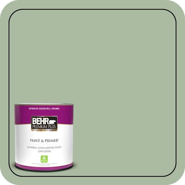 BEHR PREMIUM PLUS 1 qt. #T17-07 Balanced Eggshell Enamel Low Odor Interior Paint & Primer
