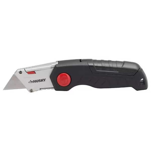 Folding Utility Knife with Fixed Blade