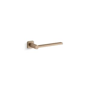 Parallel 9.5 in. Wall Mounted Towel Bar in Vibrant Brushed Bronze