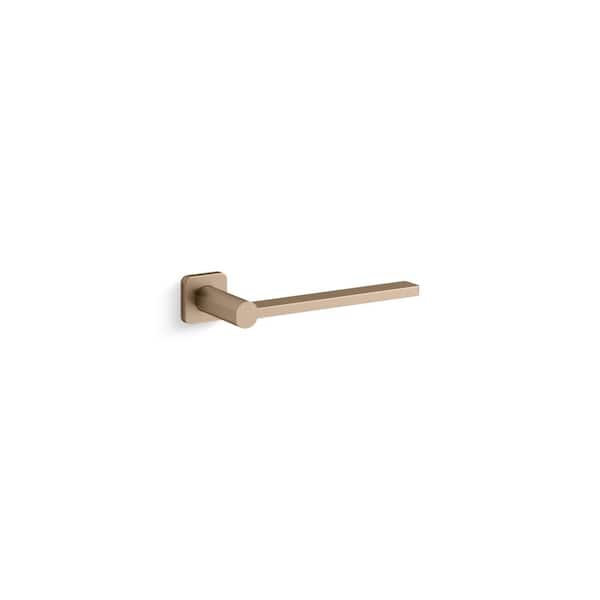 KOHLER Parallel 9.5 in. Wall Mounted Towel Bar in Vibrant Brushed Bronze