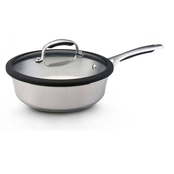 KitchenAid Gourmet 3 qt. Stainless Steel Covered Saute Pan-DISCONTINUED