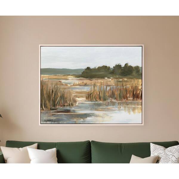 1-Piece Floater Frame Graphic Print Landscape and Nature 38.00 in. x 50.00 in.