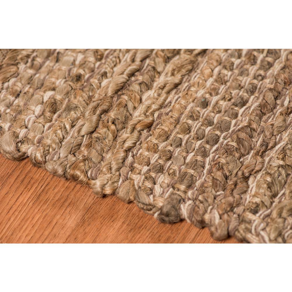 Handwoven Reversible Brown Wool 8' x 10' Area Rug