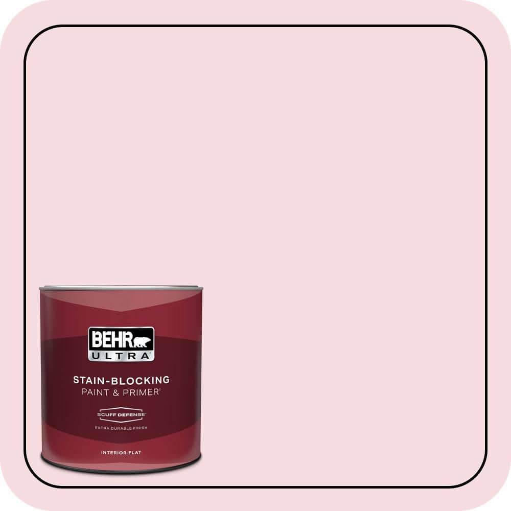 1 qt. #120A-2 Delicate Rose Extra Durable Flat Interior Paint & Primer price history on PriceWatchPro