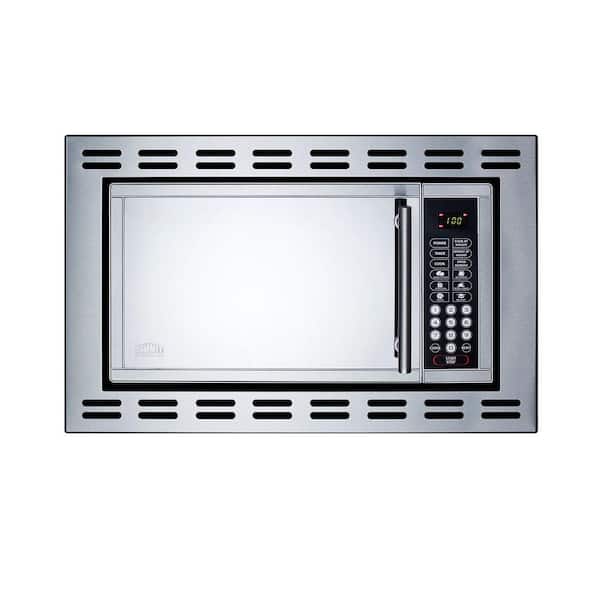 Summit Appliance 0.9 cu. ft. Built-In Microwave in Stainless Steel