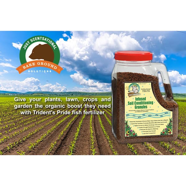 Just Scentsational Trident's Pride by Bare Ground 15 lb. Ready-to-Use Soil Conditioning Granules Box Just Scentsational Trident's Pride by Bare Ground 15 lb. Ready-to-Use Soil Conditioning Granules Box