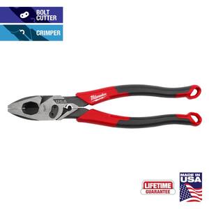 9 in. Lineman's Pliers with Crimper / Bolt Cutter and Comfort Grip