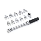 1/4 in. Drive Metric Open End Interchangeable Torque Wrench Set (12-Pieces)