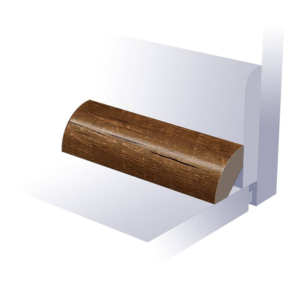 Bitter Cimarron 0.8 in. T x 0.8 in. W x 94 in. L Waterproof Quarter Round Moulding price history on PriceWatchPro
