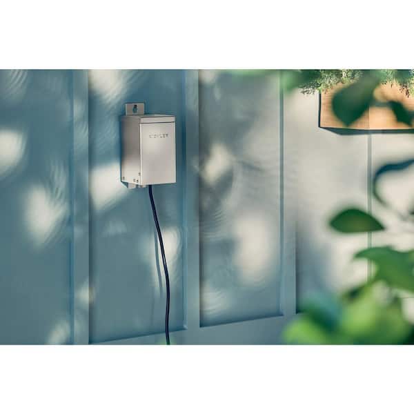 Contractor Series 75-Watt Stainless Steel Low Voltage Outdoor Landscape Light Transformer (1-Pack)