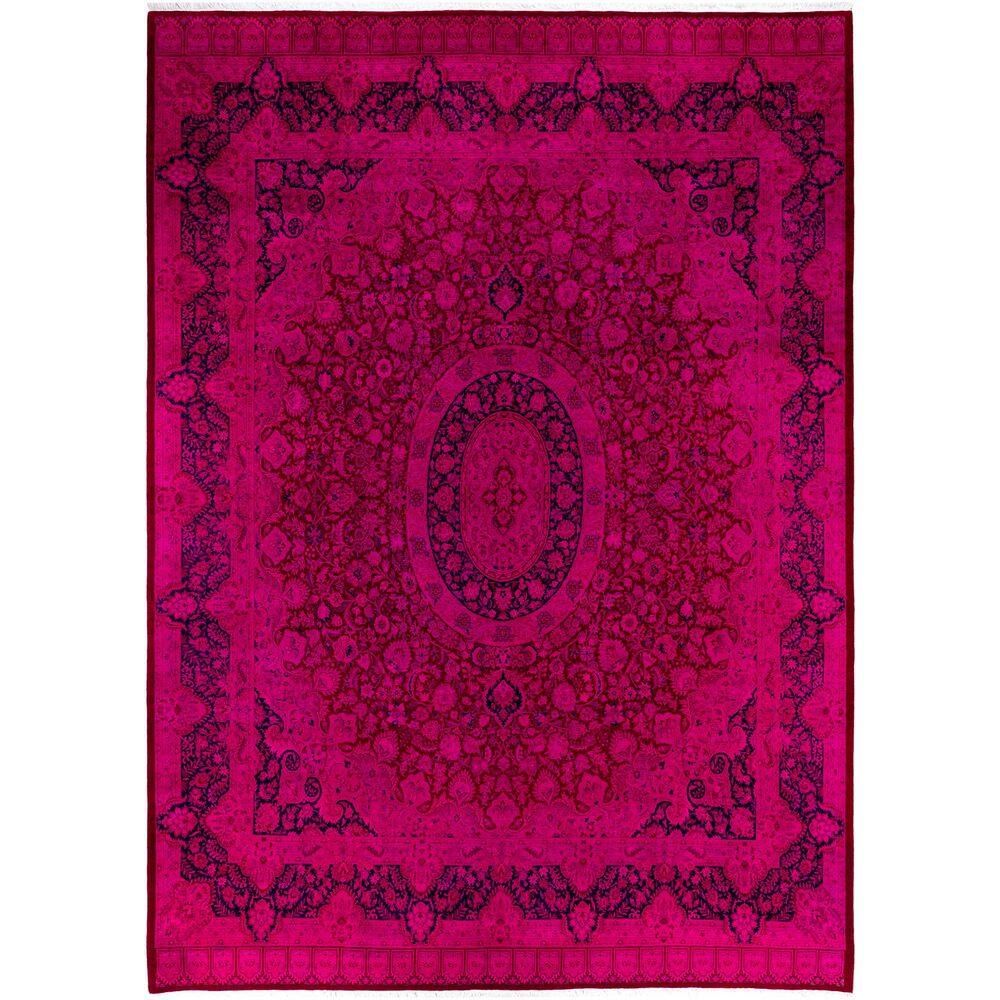 Overdyed Purple 10 ft. x 14 ft. Solid Wool Indoor Area Rug price history on PriceWatchPro