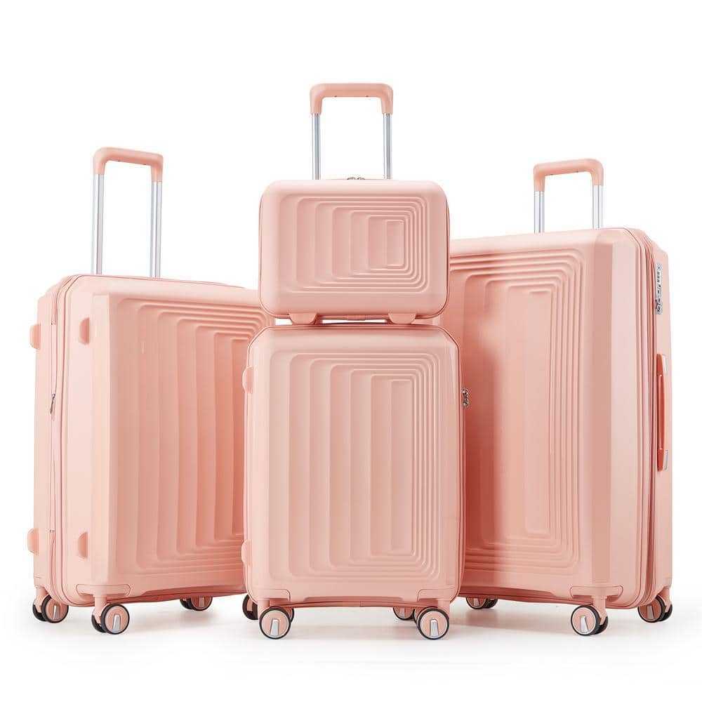 【5個セット】人形ケース 24.5×14.5×21cm/4CT Nivencai 4-Piece Luggage Set (14/20/24/28), Hard Shell Lightweight