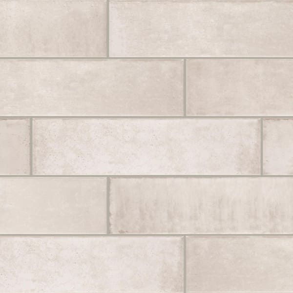LuxeCraft Arteko White 4 in. x 16 in. Glossy Ceramic Wall Tile (13.2 sq. ft. /Case)
