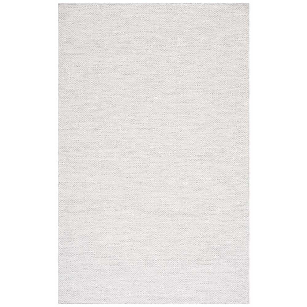 Ivory and Multi 5'1" x 7'6" Synthetic Indoor/Outdoor Area Rug