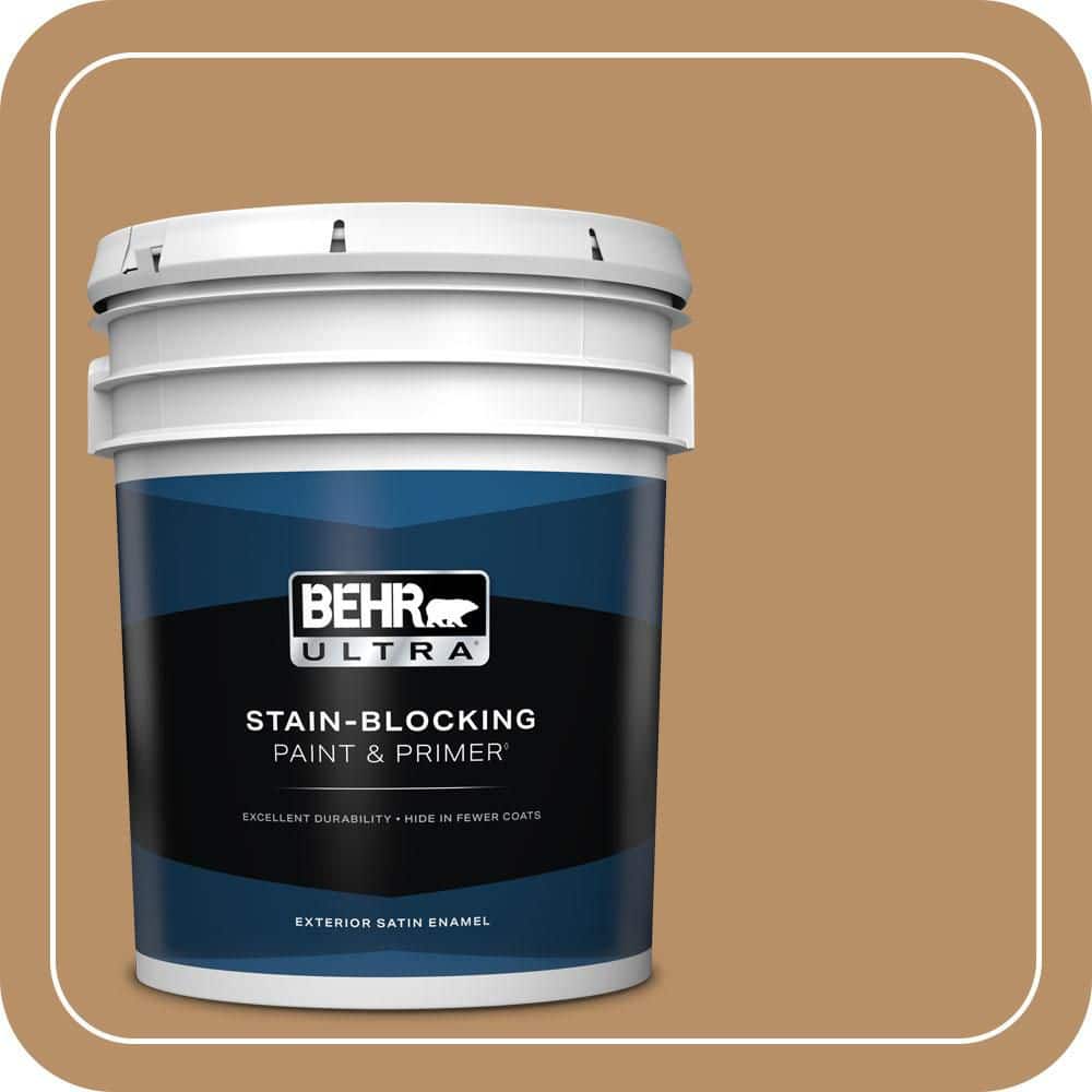 5 gal. #S260-5 Almond Roca Satin Enamel Exterior Paint & Primer price history on PriceWatchPro