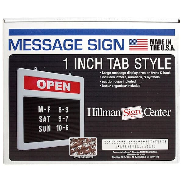Hillman Message Center Sign