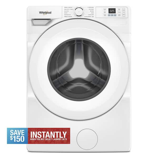 4.5 Cu. Ft. Front Load Washer in White with Tumble Fresh Option