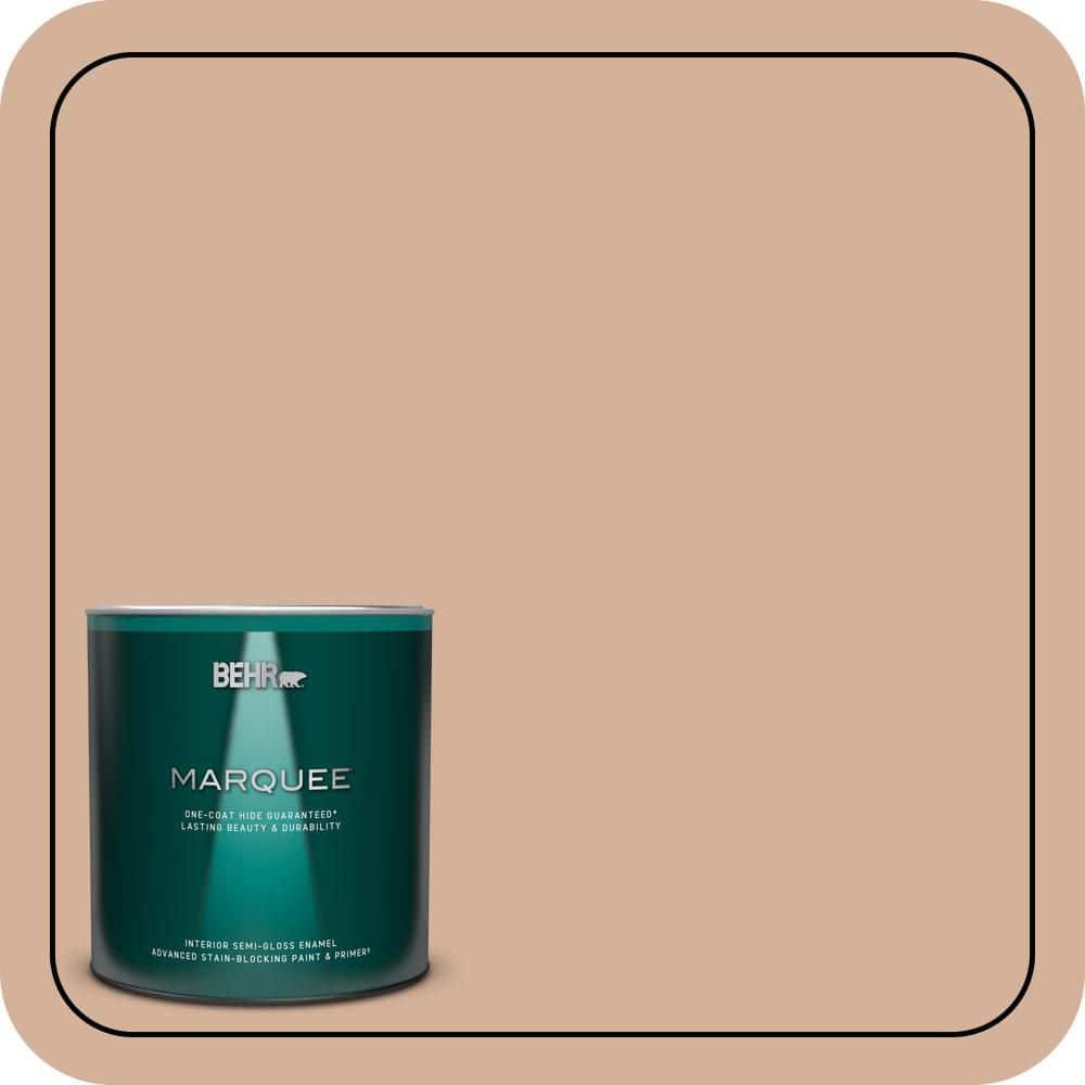 1 qt. #S210-3 Sweet Tea Semi-Gloss Enamel Interior Paint & Primer price history on PriceWatchPro