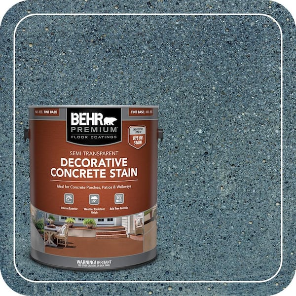 1 gal. #DCS-827 Late Sky Semi-Transparent Flat Interior/Exterior Decorative Concrete Stain