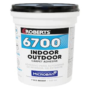 Creamy Tan 1 Quart. Indoor/Outdoor Carpet Floor Adhesive