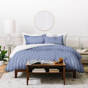 Blue King Colour Poems Arch Symmetry Xii Polyester Duvet Cover