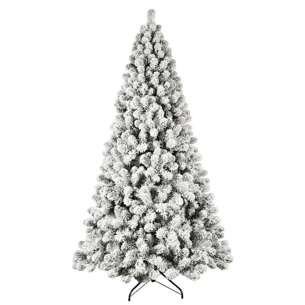 Costway 4.6 ft. Pre-Lit Pop-up Artificial Christmas Tree with 110