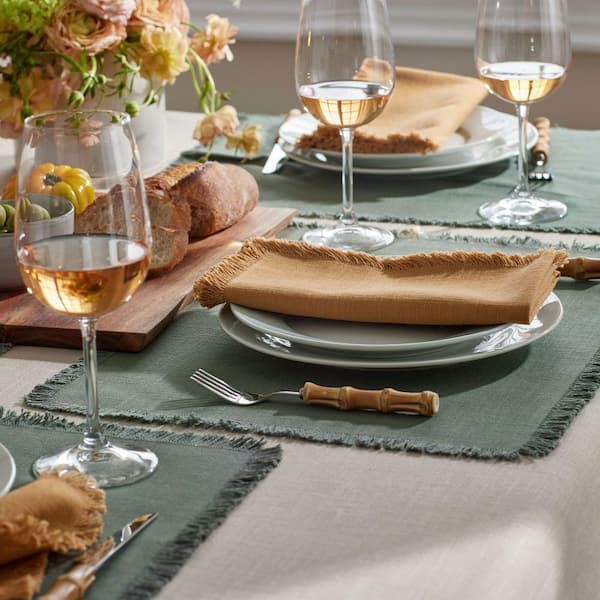 Company Cotton Solid Fringe Placemat (Set of 4)